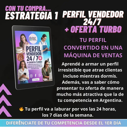 Plan de Ventas Express para Emprendedoras 2.0 + 12 BONOS | Activá 5 a 30 ventas por semana